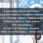 E-prescribing Market by Product (Integrated Solutions, Standalone Solutions, Service (Training, Support, Implementation, Network)), Delivery Mode (Cloud, Web, On-premise), & End User (Pharmacy, Hospital, Office-based Physicians) - 2019 to 2024