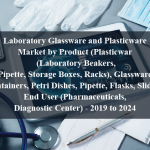 Laboratory Glassware and Plasticware Market by Product (Plasticware (Laboratory Beakers, Pipette, Storage Boxes, Racks), Glassware (Containers, Petri Dishes, Pipette, Flasks, Slides)), End User (Pharmaceuticals, Diagnostic Center) - 2019 to 2024