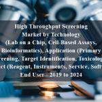 High Throughput Screening Market by Technology (Lab on a Chip, Cell-Based Assays, Bioinformatics), Application (Primary Screening, Target Identification, Toxicology), Product (Reagent, Instruments, Service, Software), End User - 2019 to 2024