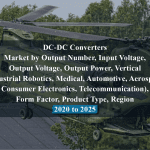 DC-DC Converters Market by Output Number, Input Voltage, Output Voltage, Output Power, Vertical (Industrial Robotics, Medical, Automotive, Aerospace, Consumer Electronics, Telecommunication), Form Factor, Product Type, Region - 2020 to 2025