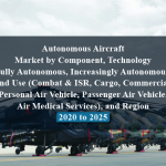 Autonomous Aircraft Market by Component, Technology (Fully Autonomous, Increasingly Autonomous), End Use (Combat & ISR, Cargo, Commercial, Personal Air Vehicle, Passenger Air Vehicle, Air Medical Services), and Region - 2020 to 2025
