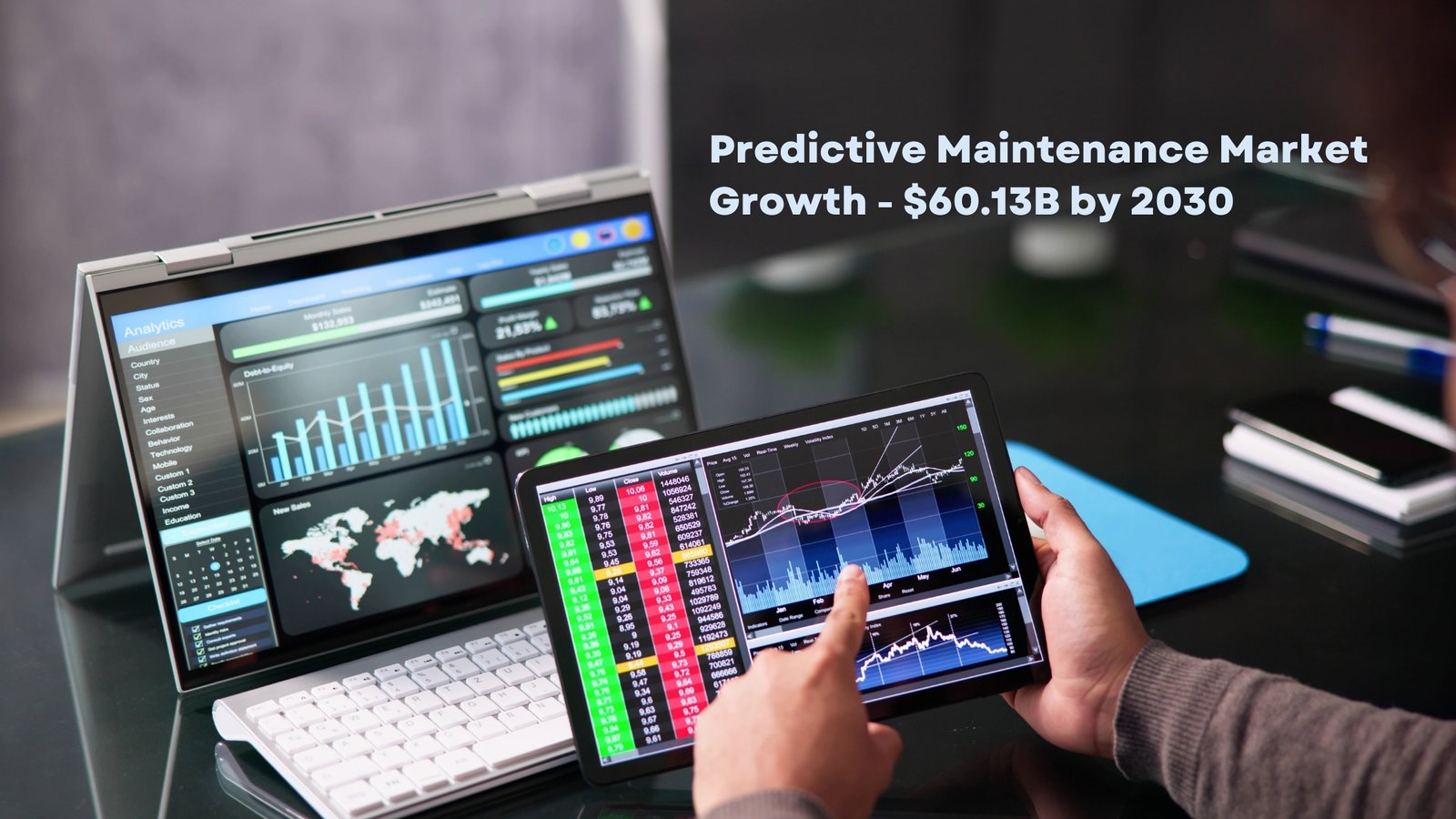 Predictive maintenance market growth - $60. 13 by 2030